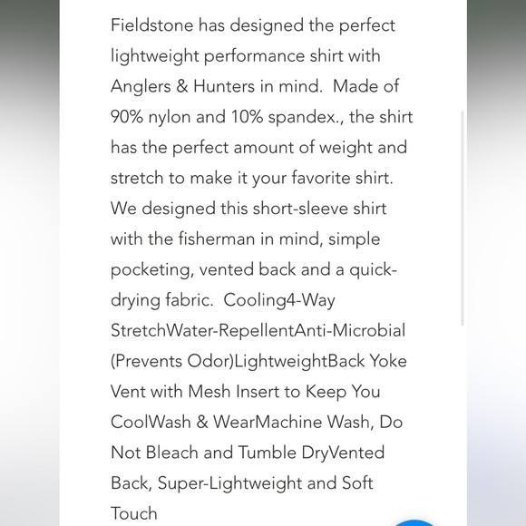 Fieldstone S/S camo button down - Picture 4 of 4